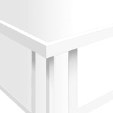 Mirrored Coffee Table 106x45x45 cm Engineered Wood and Glass 348528