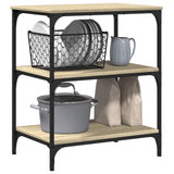 Kitchen Trolley Sonoma Oak 60x41x76 cm Engineered Wood 842302