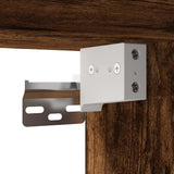 3 Piece Bathroom Furniture Set Smoked Oak Engineered Wood 3301177