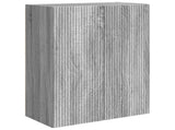 TV Wall Cabinet Set Wall-mounted 6 pcs Grey Sonoma 3408958