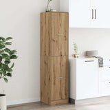 Apothecary Cabinet Artisian Oak 40x41x174.5 cm Engineered Wood 3309653