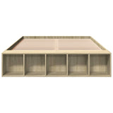 Bed Frame without Mattress Sonoma Oak 140x190 cm 3280582