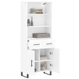 Highboard White 69.5x34x180 cm Engineered Wood 3200537
