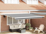 Awning Frame White 350 x 250 cm Aluminium 142575