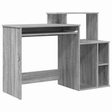 Desk Grey Sonoma 120.5 x 44 x 88.5 cm Engineered Wood 869479