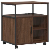 Cabinet with Charging Station Brown Oak 61 x 46 x 67 cm 859834