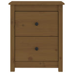 Bedside Cabinet Honey Brown 50x35x61.5 cm Solid Wood Pine 813685