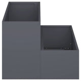Garden Planter Anthracite 100 x 60 x 45 cm Cold-rolled Steel 865871