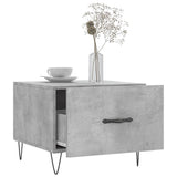 Coffee Tables 2 pcs Concrete Grey 50x50x40 cm Engineered Wood 829389