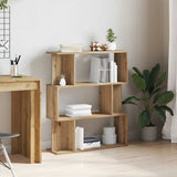 Book Cabinet Artisan Oak 80x24x96 cm Engineered Wood 855773