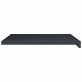 Window Sill Anthracite with wood grain 100 x 50 x 4.5 cm PVC 42046988