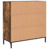 Sideboard Smoked Oak 79.5 x 33 x 82 cm Engineered Wood 883439