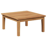 Garden Bench 2 pcs Brown Solid Teak wood 42006399