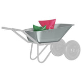 Wheelbarrow Tray Replacement Silver 88 x 60 x 32 cm Steel 42007976