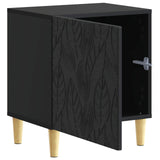 Bedside Table 2 pcs Black 43 x 34.5 x 50 cm Engineered Wood 895028