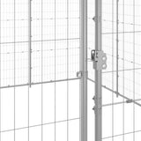 Outdoor Dog Kennel Galvanised Steel 43,56 m 3082321