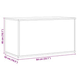 Storage Chest Old Wood 84x42x46 cm Engineered Wood 856568