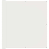 Balcony Screen White 110 x 1000 cm Oxford Fabric 42030616