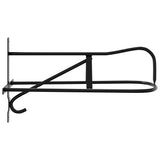 Saddle Rack Wall Mounted Black Iron 172427