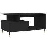 Coffee Table Black 90x49x45 cm Engineered Wood 831013