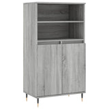 Highboard Grey Sonoma 60x36x110 cm Engineered Wood 831482