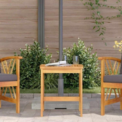 Side Table Brown Solid Acacia wood 4106452