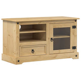 TV Cabinet Corona 100x45x58 cm Solid Wood Pine 4005669