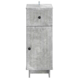 Bathroom Storage Cainet EDE Concrete Grey 30 x 31 x 80 cm 895948