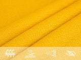 Sunshade Sail 160 g/m Rectangular Yellow 3.5x4.5 m HDPE 311571