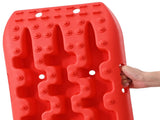 Traction Board 2 pcs Red 106 x 30.5 x 7 cm Reinforced Nylon 42040602