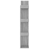 Book Cabinet 48x25.5x140 cm Grey Sonoma Engineered Wood 816006
