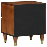 Bedside Cabinet Honey Brown 40 x 33 x 46 cm Solid Mango Wood 4018734