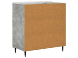 Drawer Cabinet Concrete Grey 66 x 34.5 x 92 cm Engineered Wood 894378