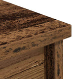 Highboard Old Wood 37.5x35x180 cm Engineered Wood 861677