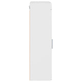 Bathroom Wall Cabinet TULUM High Gloss White 37 x 24.5 x 86 cm 880335
