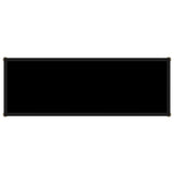 Console Table Black Tempered Glass, Powder-Coated Steel 322836