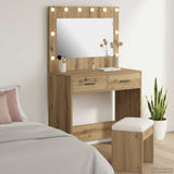 Dressing Table Artisan Oak 78.5 x 41 x 135 cm Engineered Wood 865036