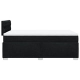 Box Spring Bed with Mattress Black 120x200 cm Fabric 3285864