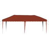Pop-up Party Tent 575 x 290 x 245 cm Terracotta 42019787