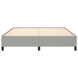 Bed Frame without Mattress Light Grey Super King Fabric 349860