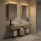 Bathroom Cabinet Set 5 pcs Sonoma Oak Engineered Wood 3406313