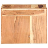 ZNTS Side Table 43x40x30 cm Solid Acacia Wood 323588