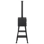 Outdoor Pizza Oven Charcoal Fired with 2 Fireclay Stones 318145