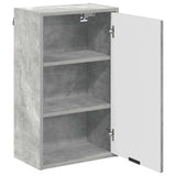 Bathroom Cabinet Wall-mounted Concrete Grey 39 x 23.5 x 65 cm 883387