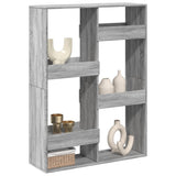Room Divider Grey Sonoma 100x33x135 cm Engineered Wood 3309560