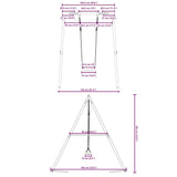Outdoor Swing Set with Swing 3283578