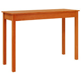 Console Table Wax Brown 110x40x75 cm Solid Wood Pine 847172