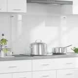 Kitchen Backsplash Transparent 100 x 60 cm Tempered Glass 42018031