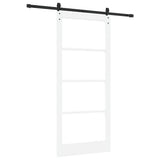 Sliding Door ORKDAL White and Black 93 x 211 cm 3331842