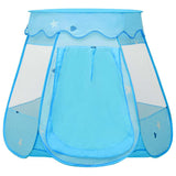 Children Play Tent with 250 Balls Blue 102x102x82 cm 3107721